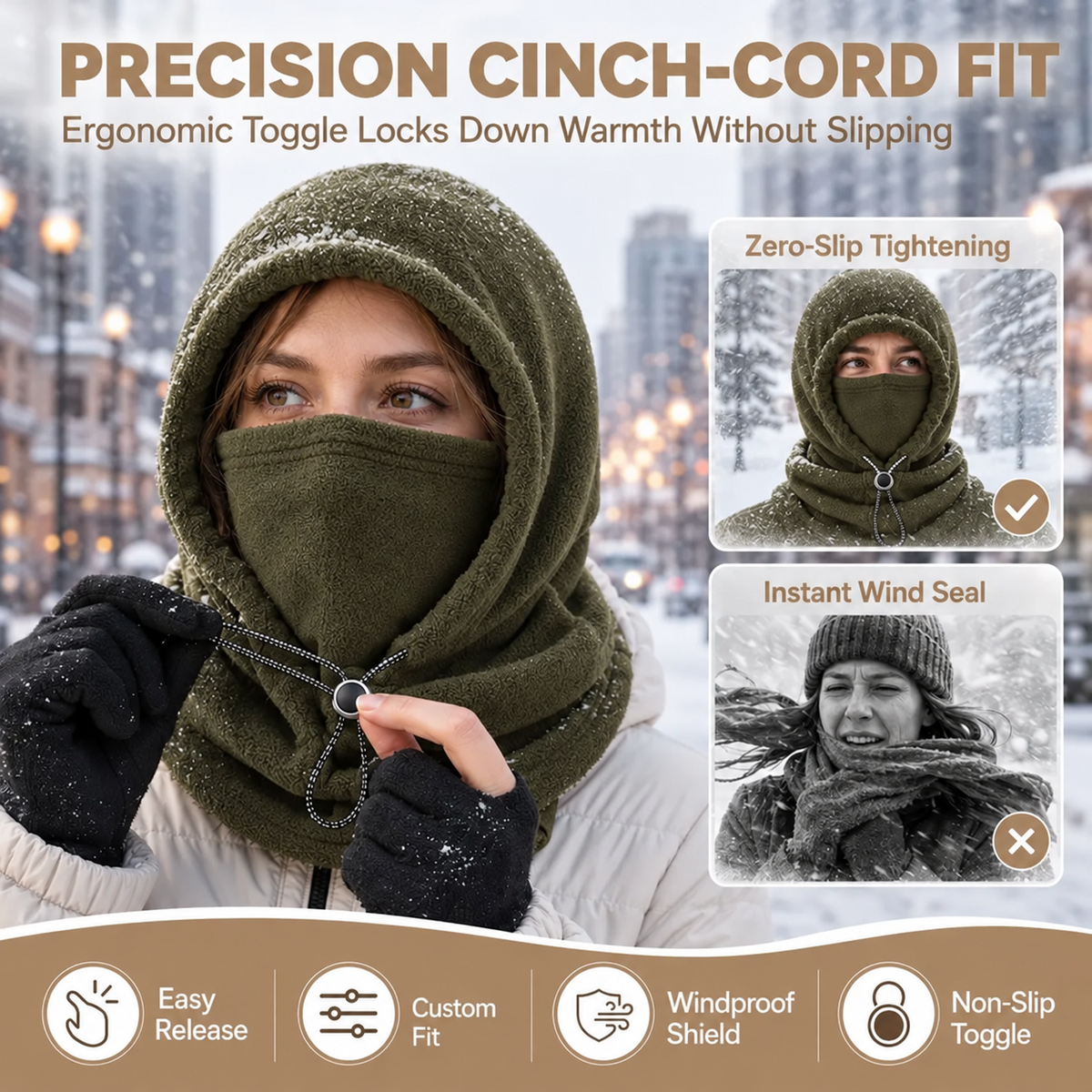 🔥 Warm Winter Sherpa Hat – Cozy, Soft & Cold-Weather Ready