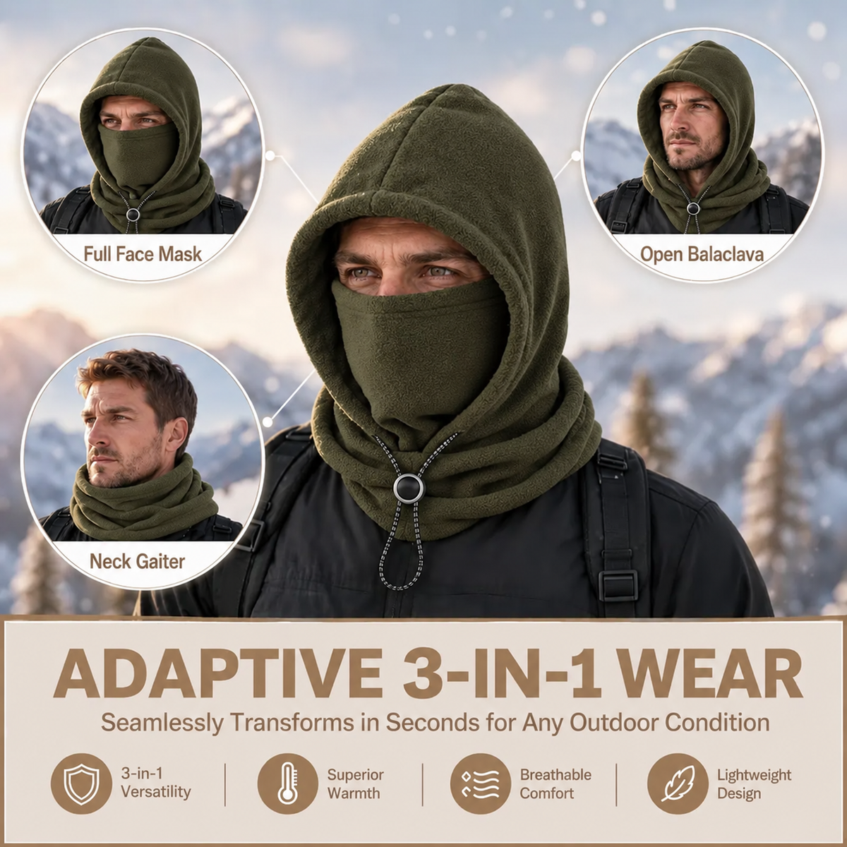 🔥 Warm Winter Sherpa Hat – Cozy, Soft & Cold-Weather Ready