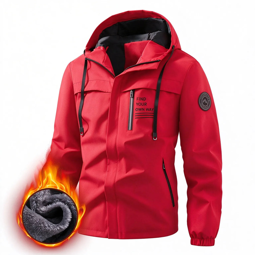 Men’s Outdoor Wind Jacket with Removable Hood