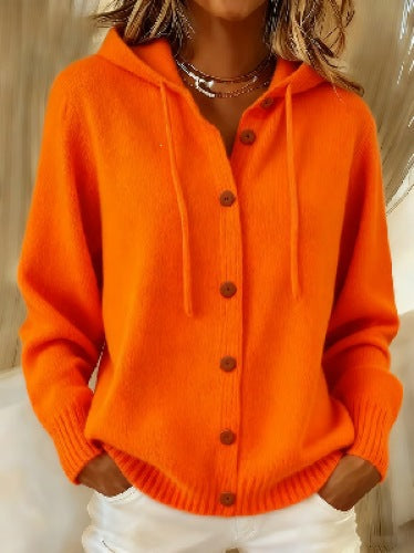Cozy Charm Hooded Cardigan