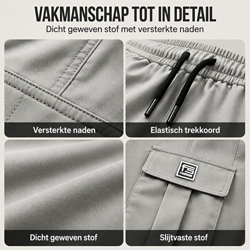 Heren cargobroek | Relaxed fit met veel zakken | 1+1 GRATIS