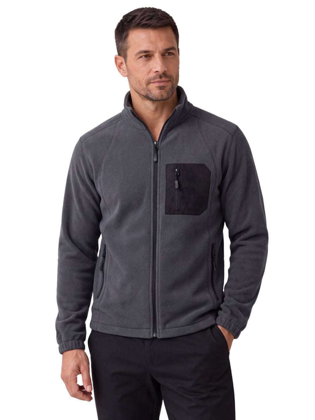 Men's Thick Polar Fleece Casual Warm Fleece Sweatshirt