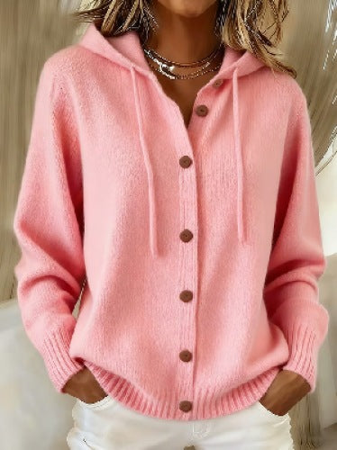 Cozy Charm Hooded Cardigan